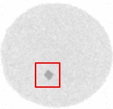 guma wykryta 3x3x3 mm